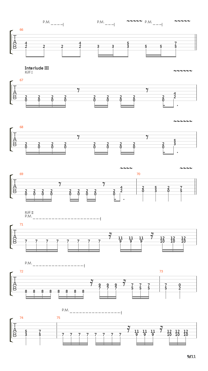 Everytime I Die(10)吉他谱