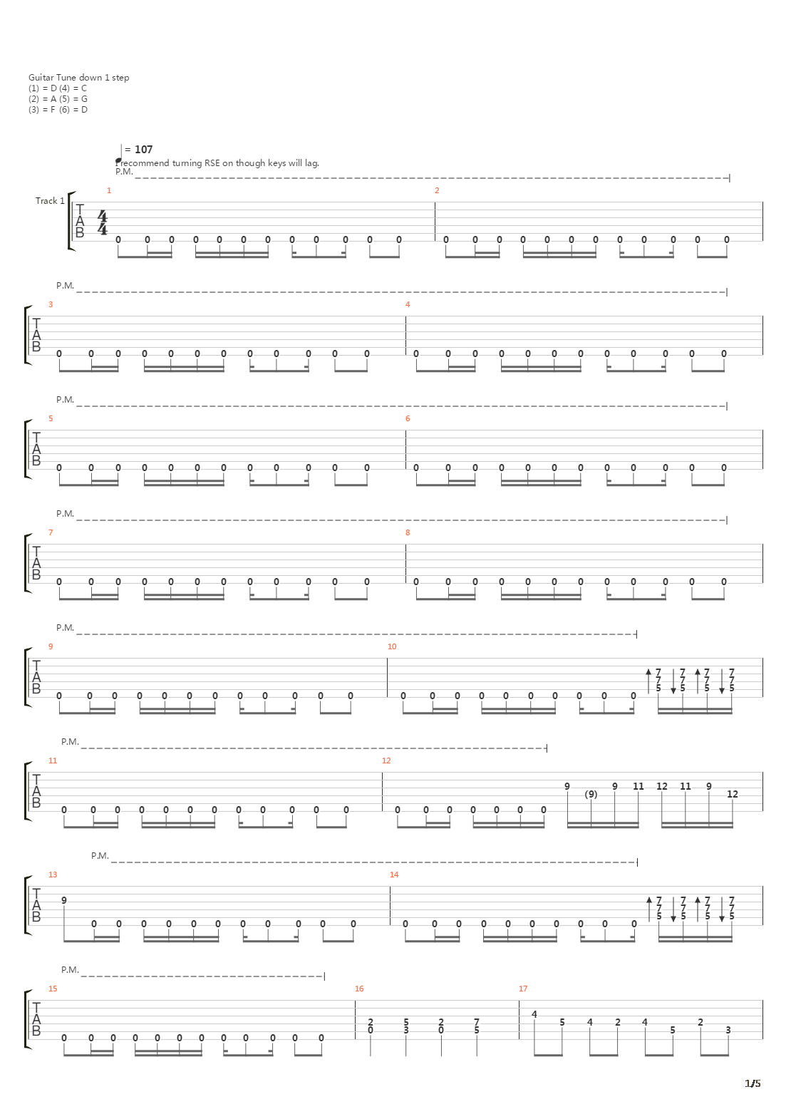 Everytime I Die(11)吉他谱