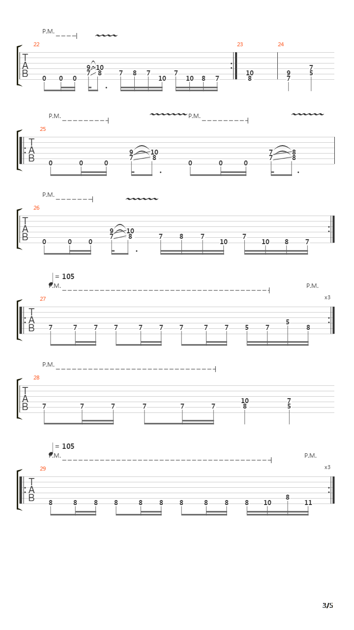 Iron Steel Metal吉他谱