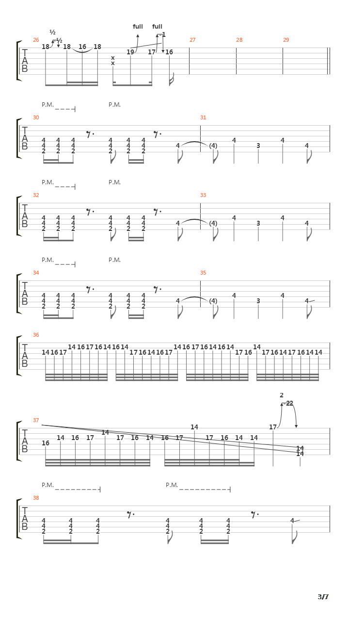 Passage To The Reaper吉他谱