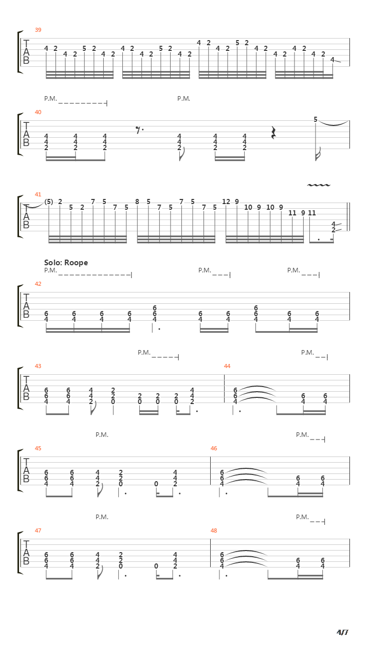 Passage To The Reaper吉他谱