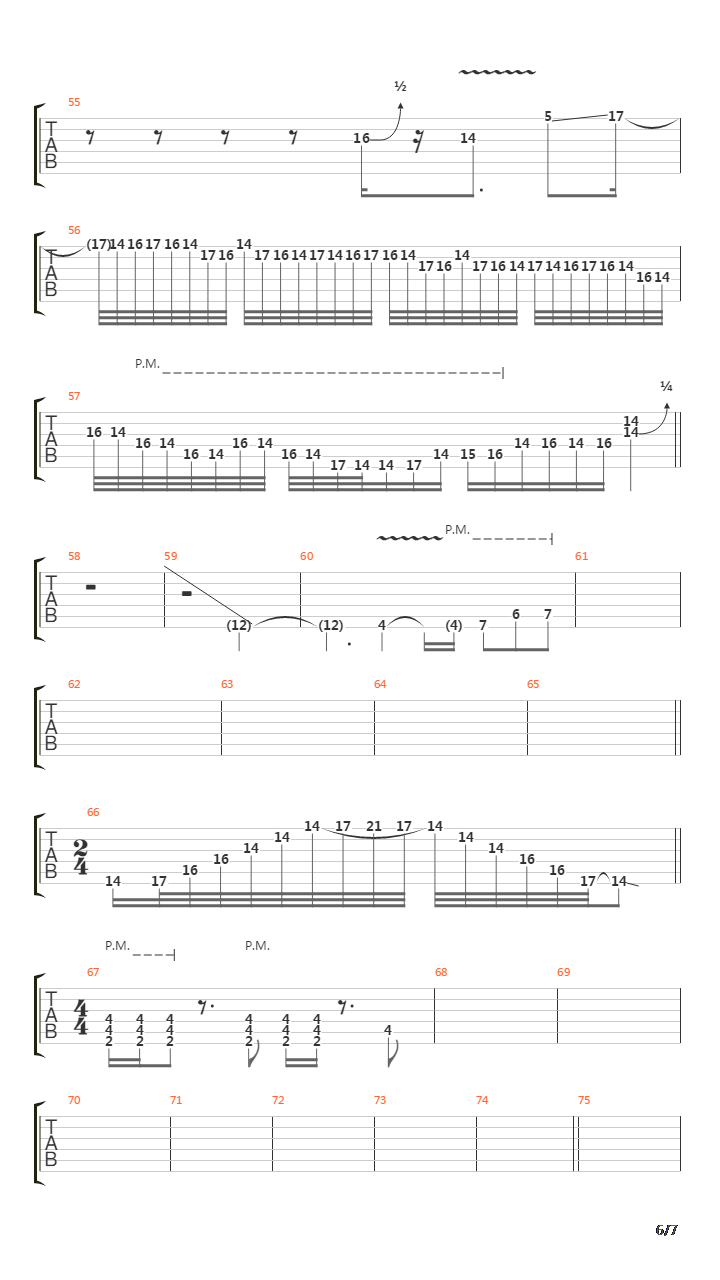 Passage To The Reaper吉他谱