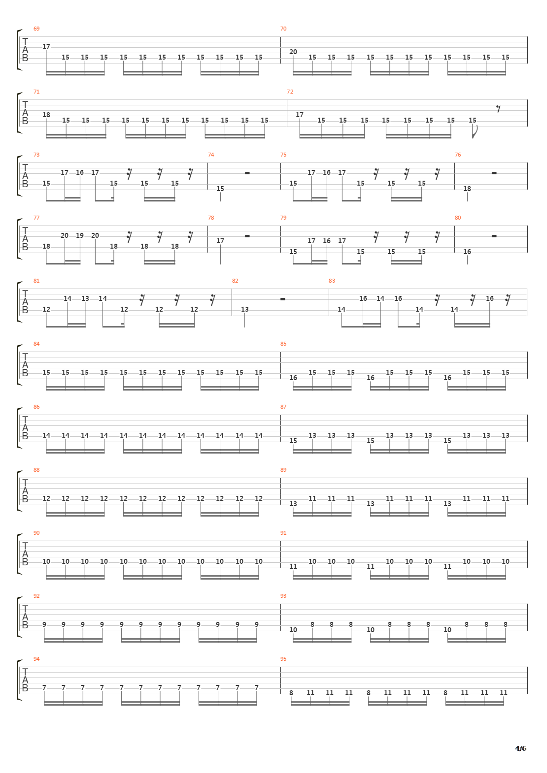 Passage To The Reaper吉他谱