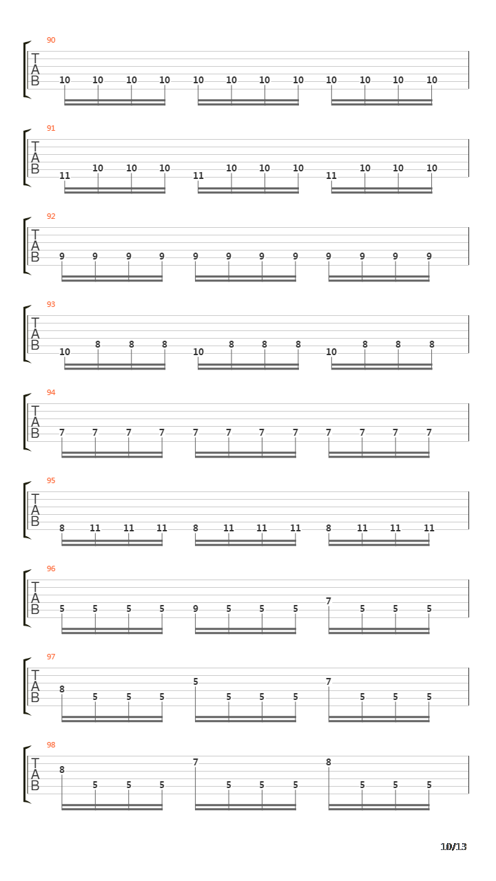 Passage To The Reaper吉他谱