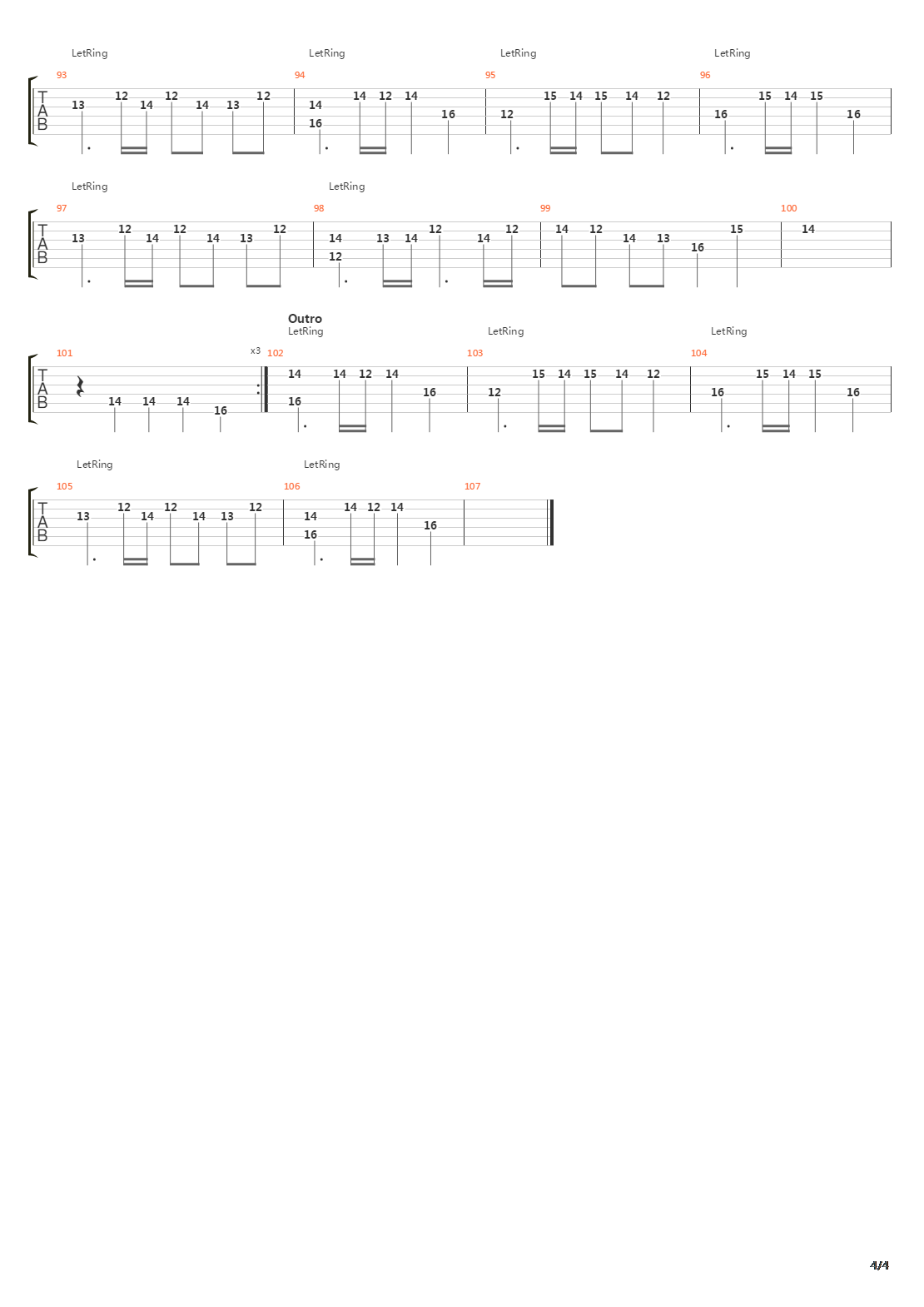 The Final Countdown吉他谱