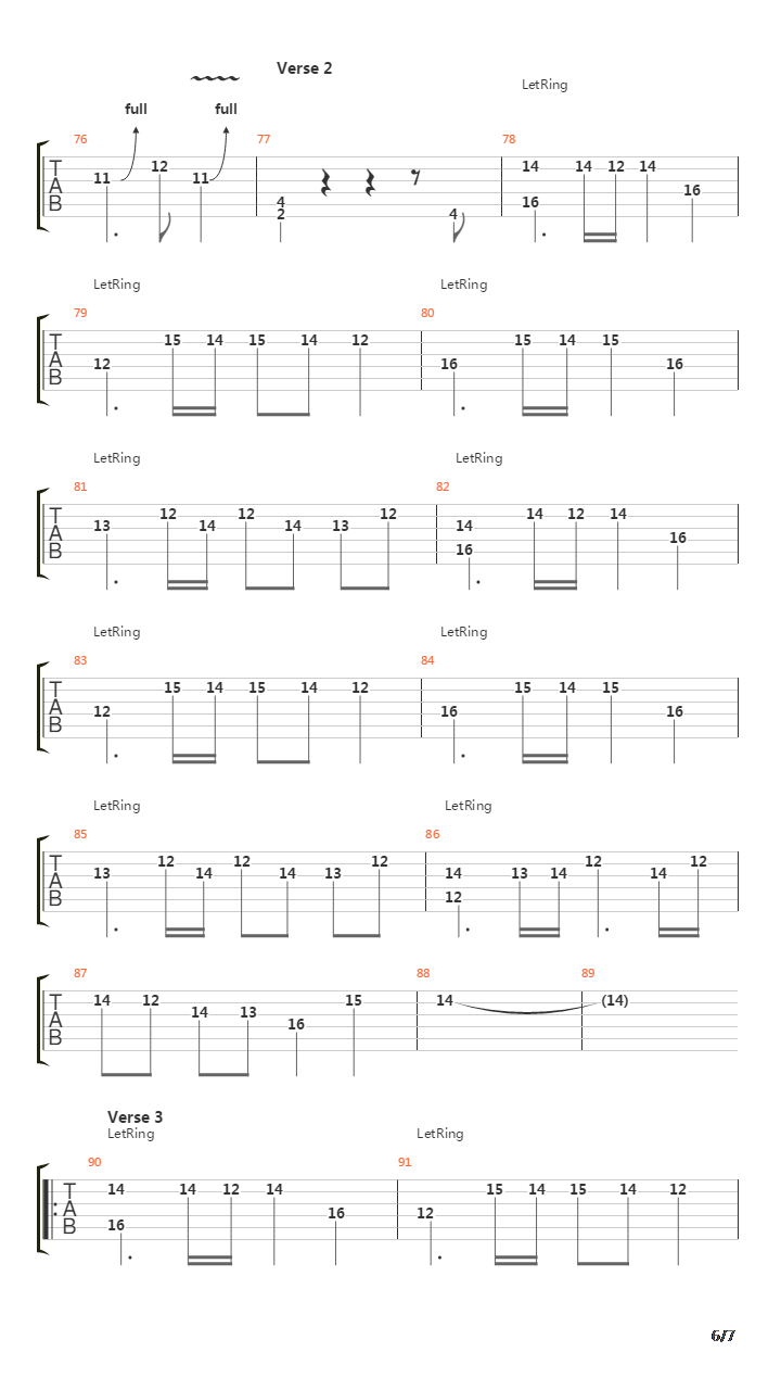 The Final Countdown吉他谱