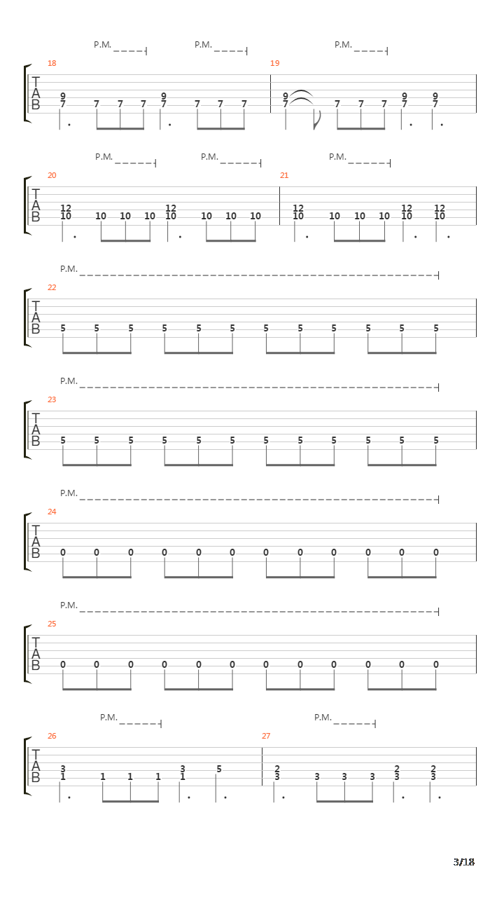 Towards Dead End吉他谱