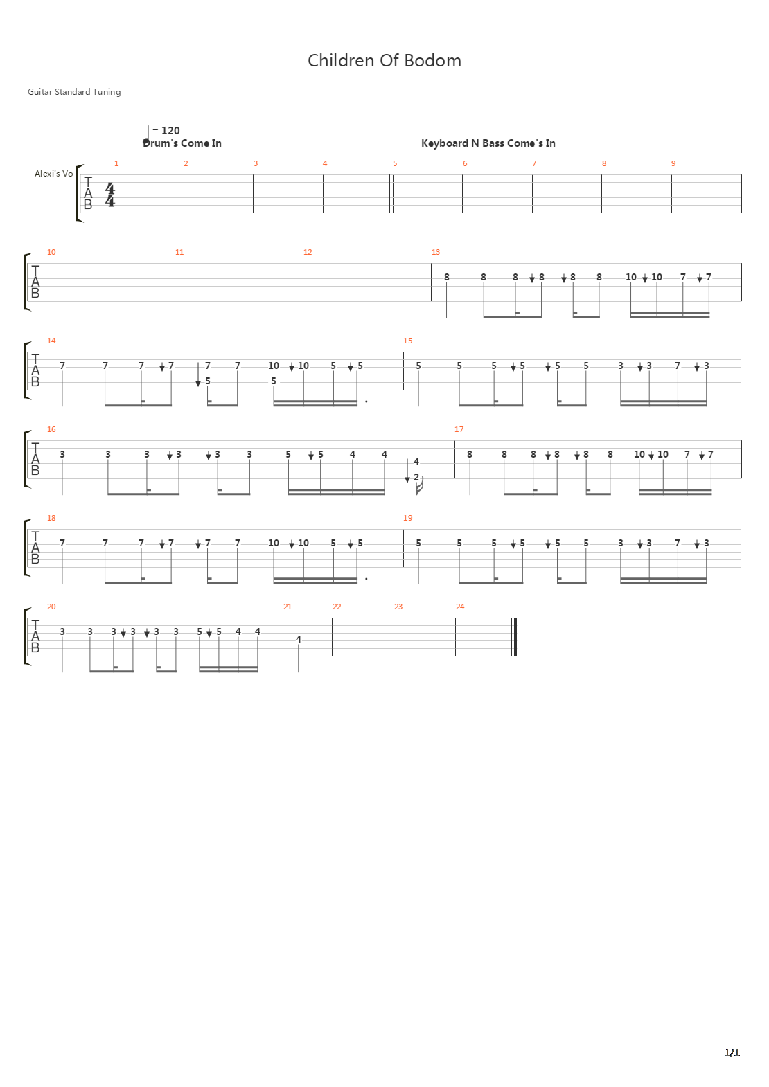 Umberella吉他谱