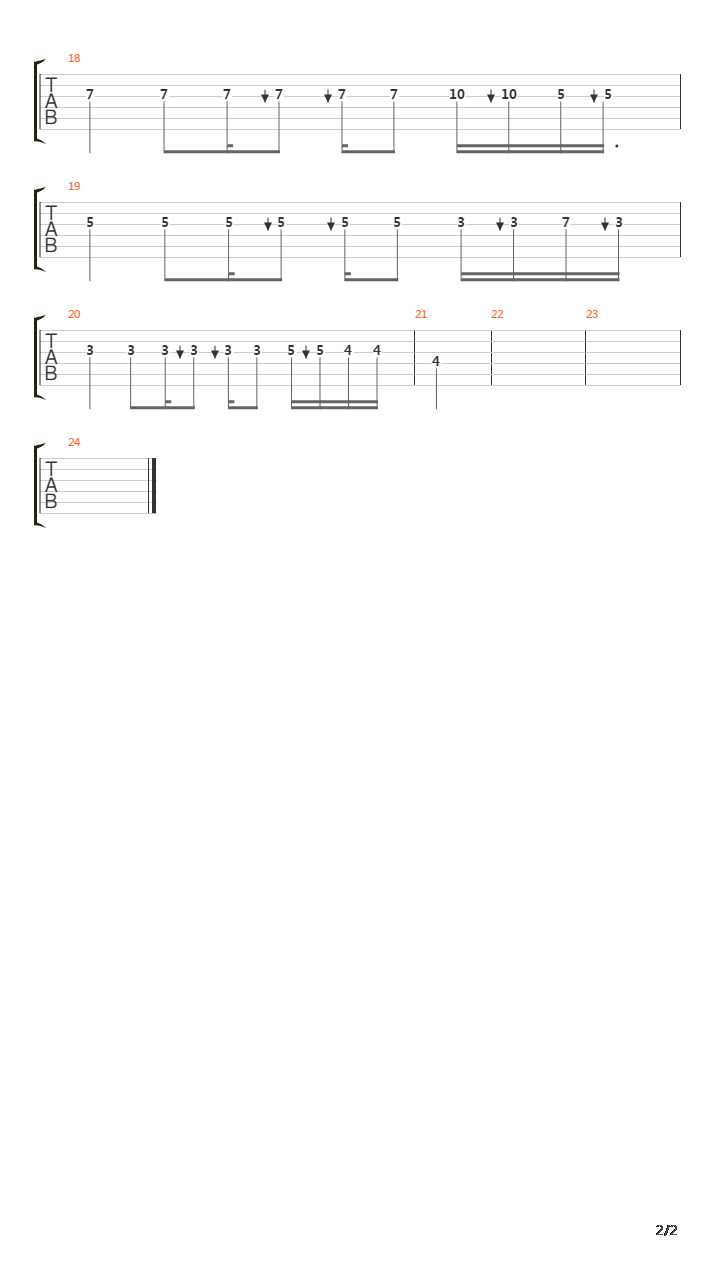 Umberella吉他谱