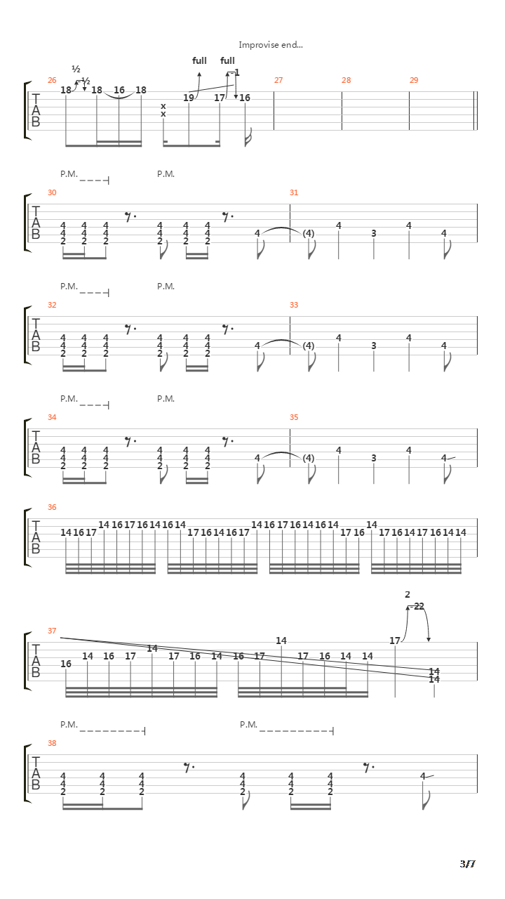Waltari Song吉他谱