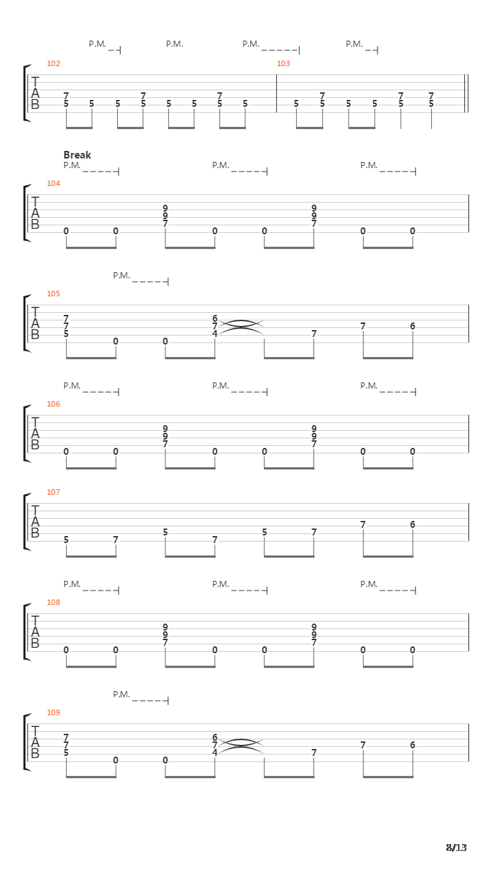 Hooks In You吉他谱