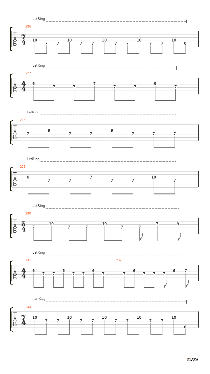 Isle Of Avalon吉他谱