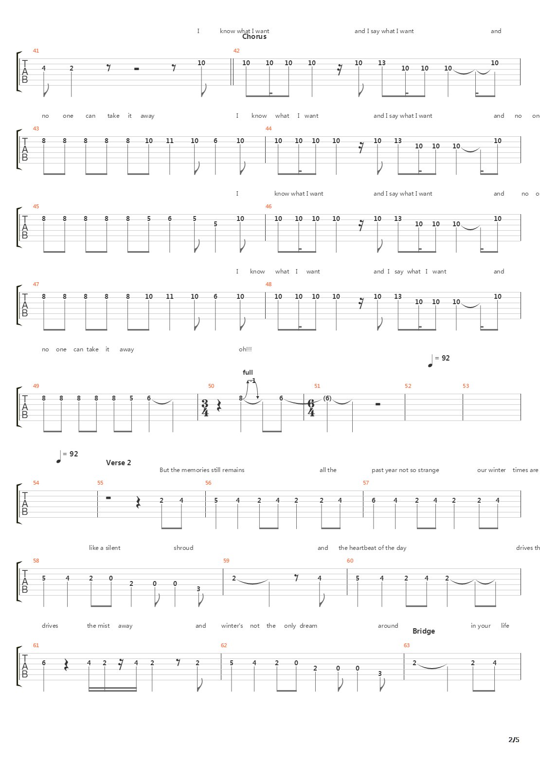 Journeyman吉他谱