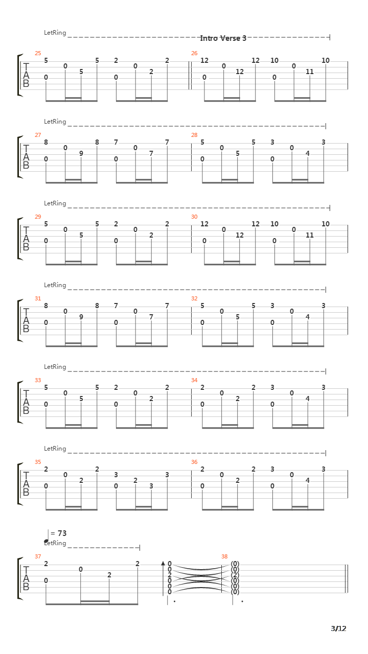 Legacy吉他谱