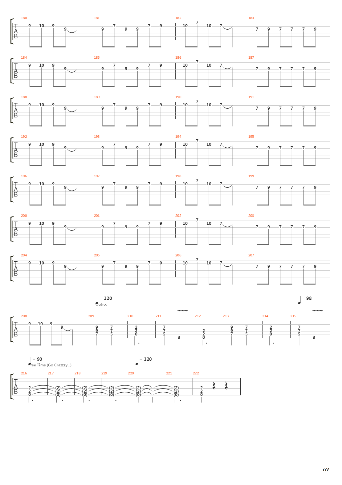 Montsegur吉他谱