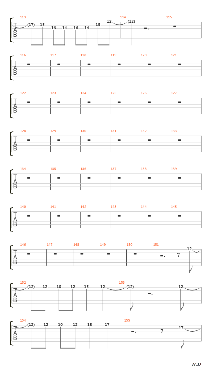 Murders In The Rue Morgue吉他谱