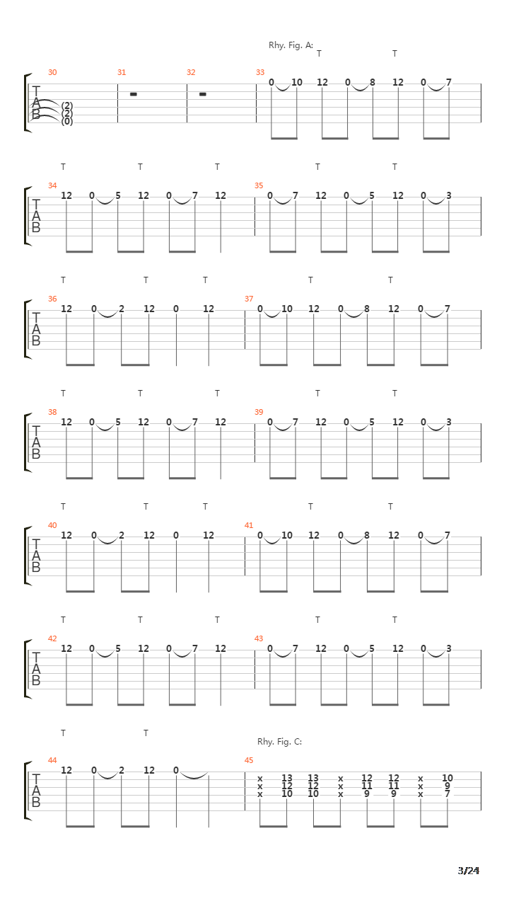 Paschendale吉他谱