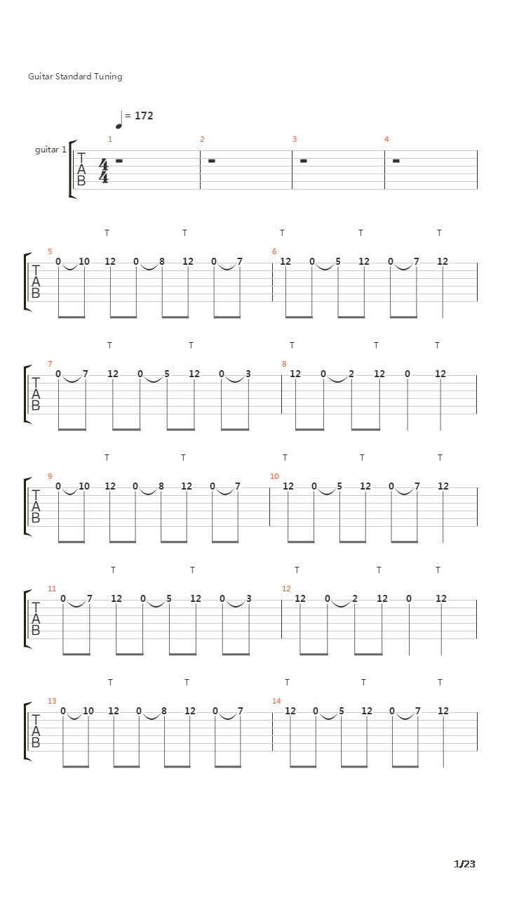 Paschendale吉他谱