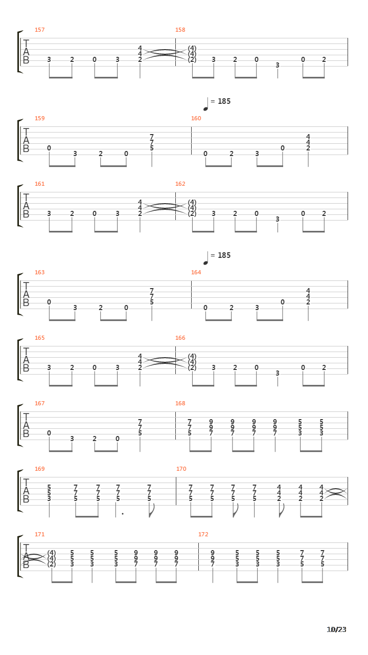 Paschendale吉他谱