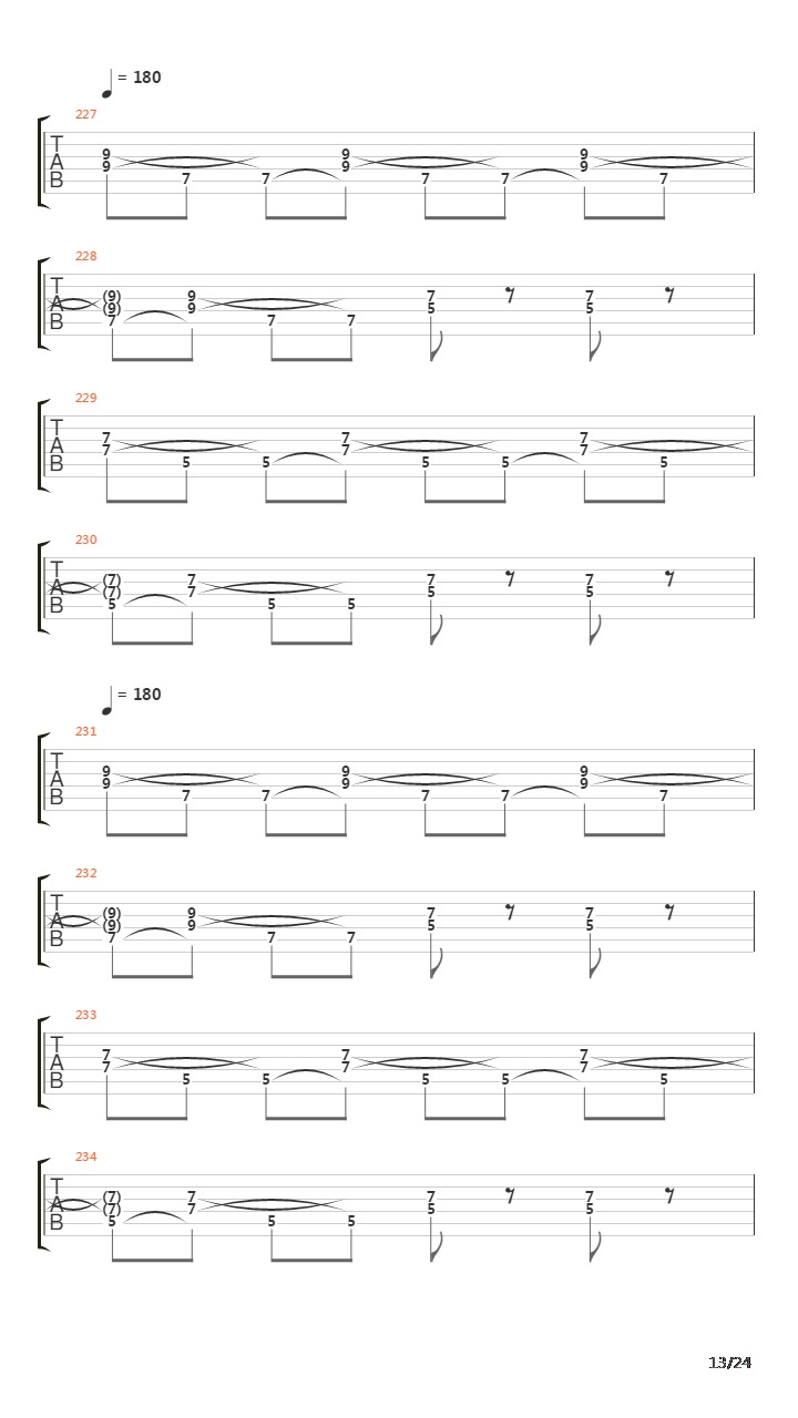 Paschendale吉他谱