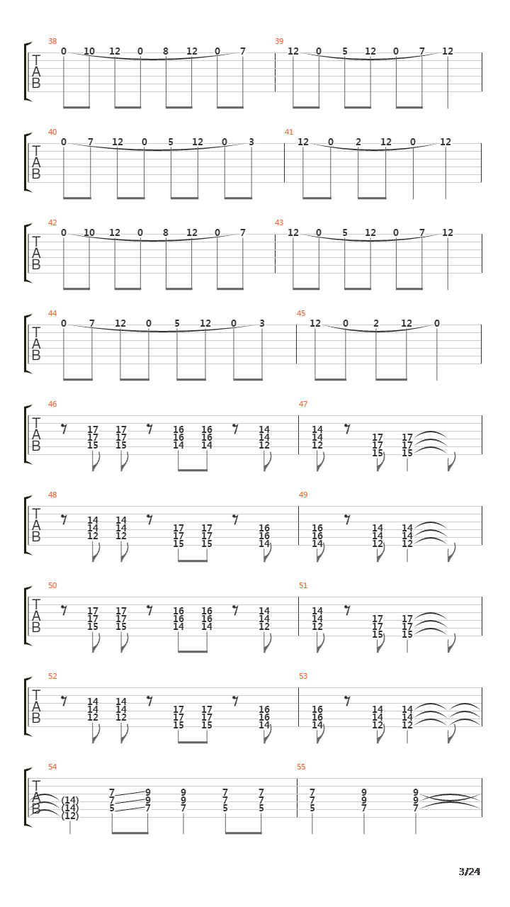 Paschendale吉他谱