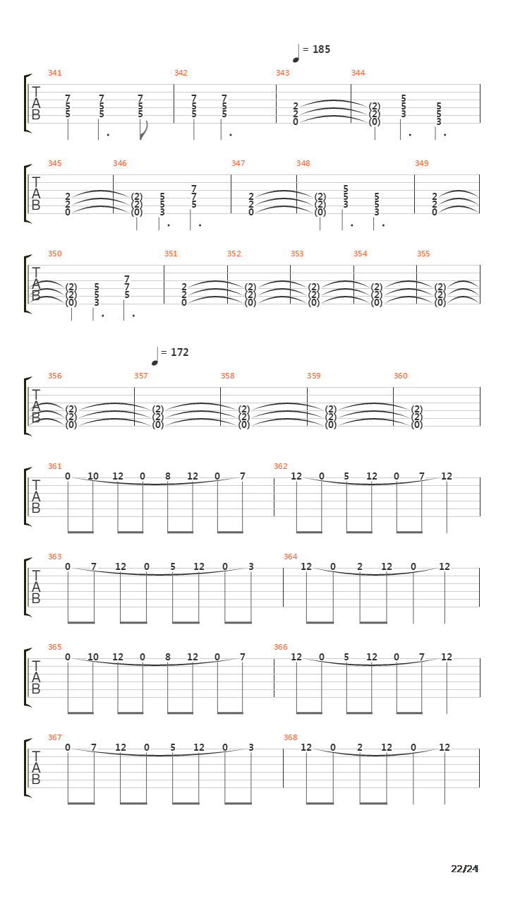 Paschendale吉他谱