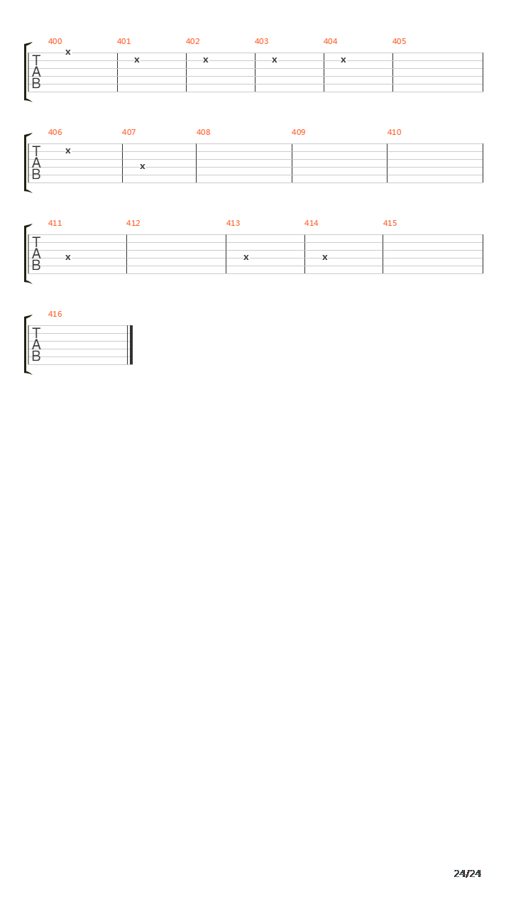 Paschendale吉他谱