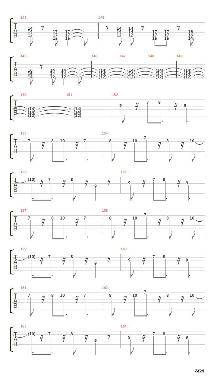 Paschendale吉他谱