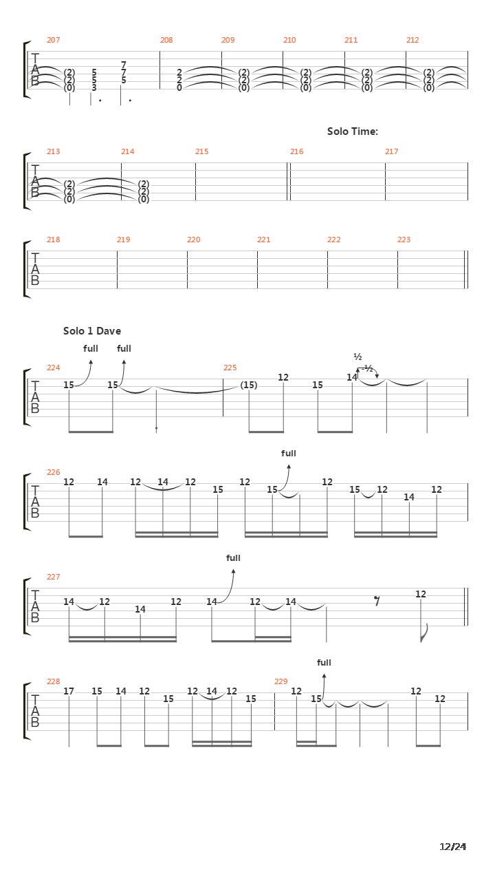 Paschendale吉他谱