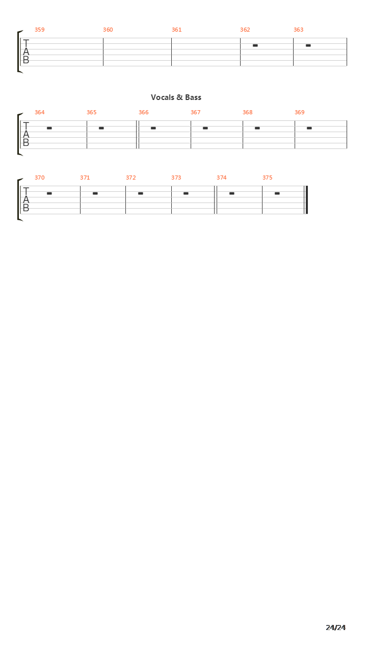 Paschendale吉他谱