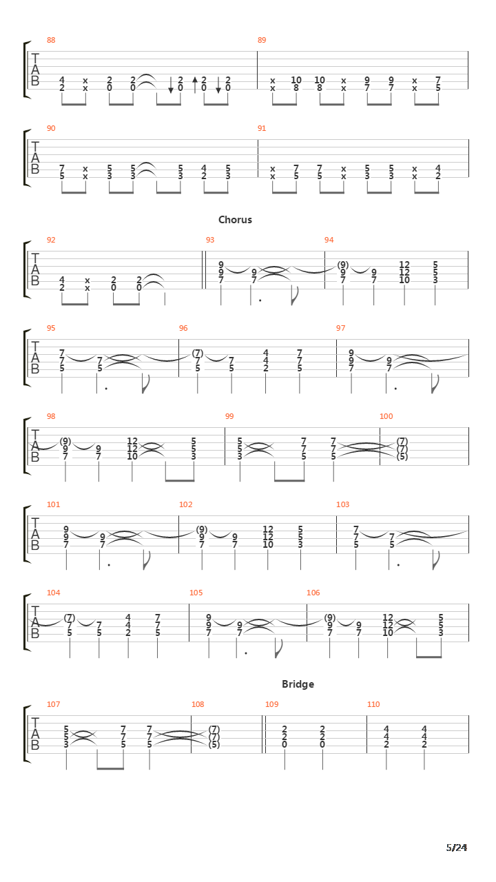 Paschendale吉他谱