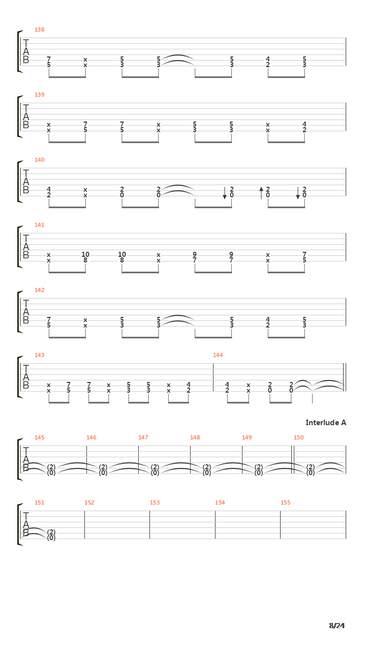 Paschendale吉他谱