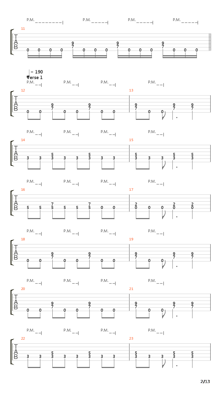 Pilgrim吉他谱