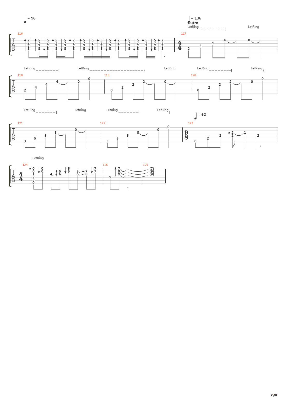 Prodigal Son吉他谱