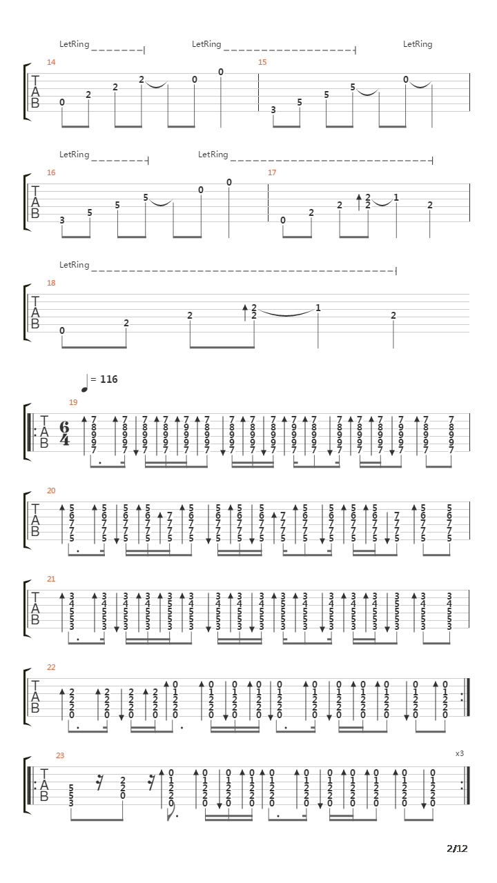 Prodigal Son吉他谱