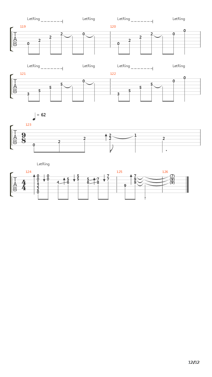 Prodigal Son吉他谱