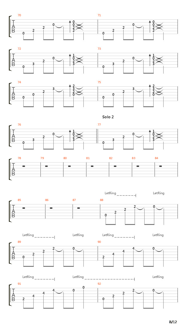 Prodigal Son吉他谱