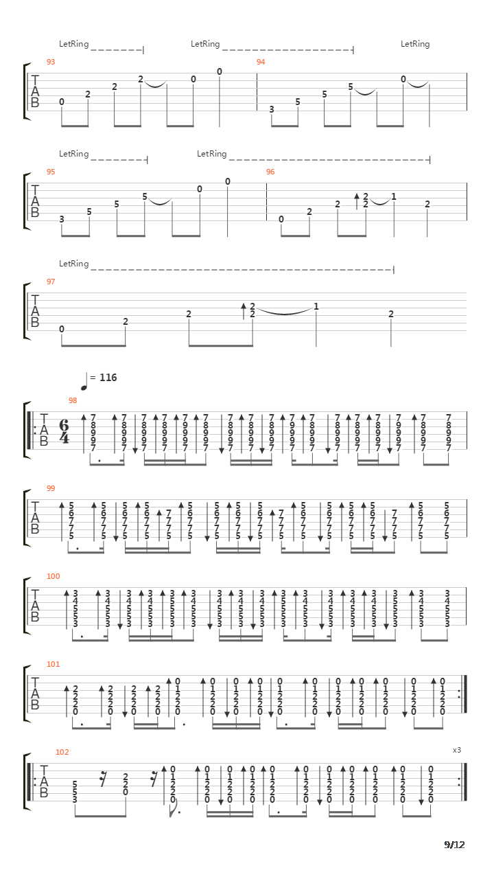 Prodigal Son吉他谱