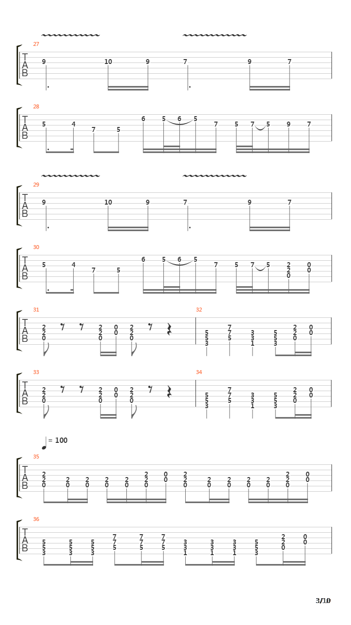 Revelations吉他谱