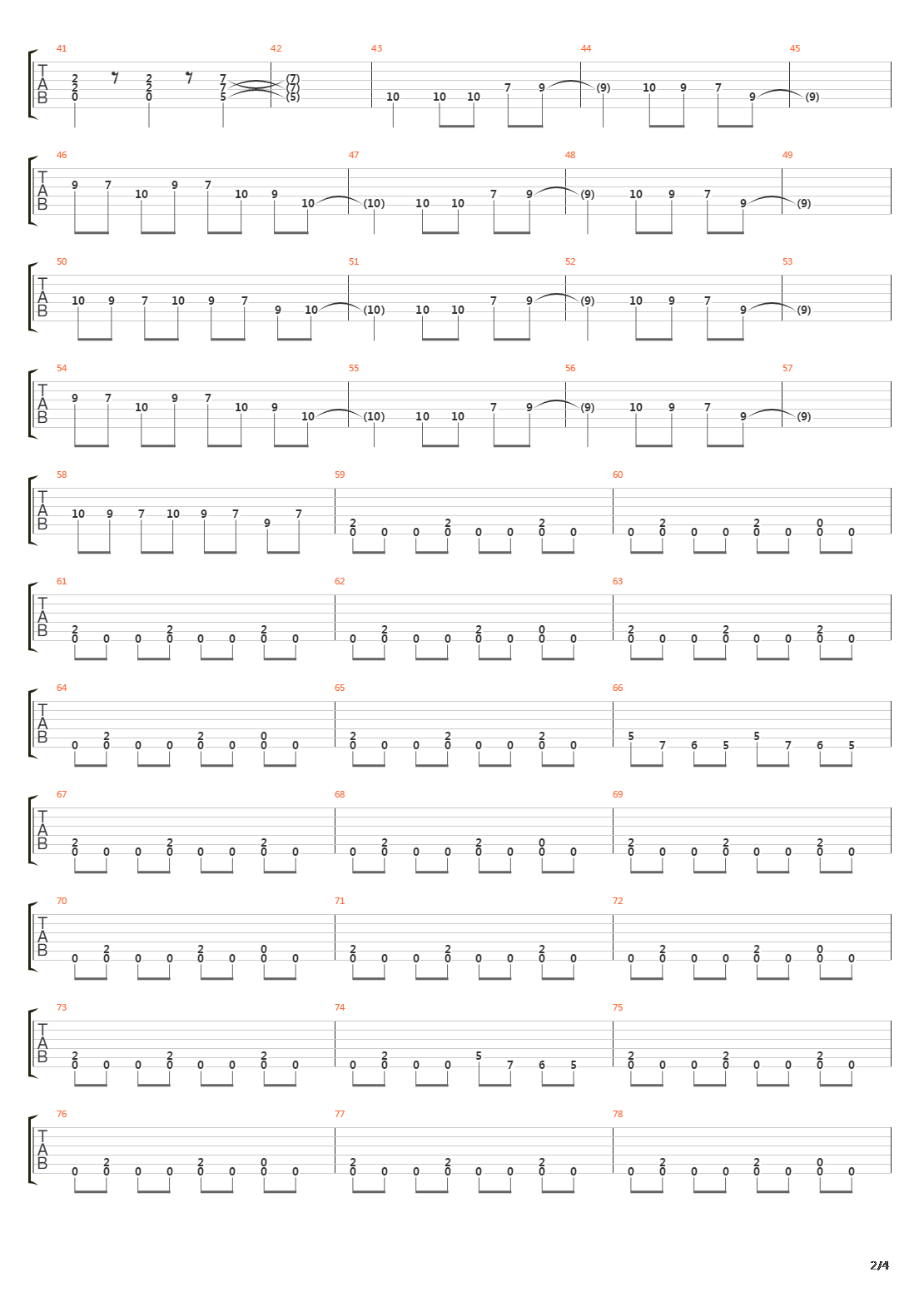 Road To Hell吉他谱