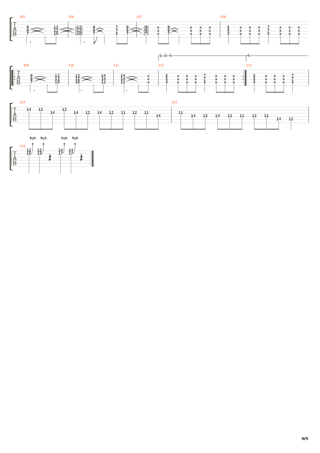 Running Free吉他谱