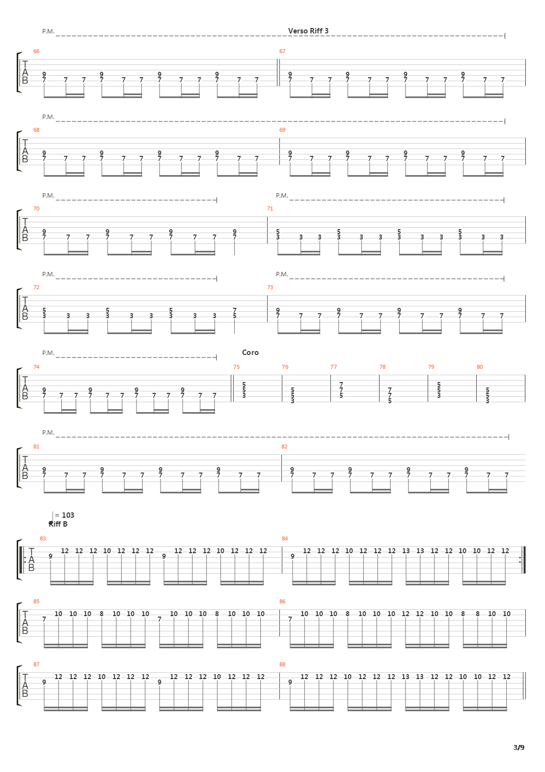 Sign Of The Cross吉他谱