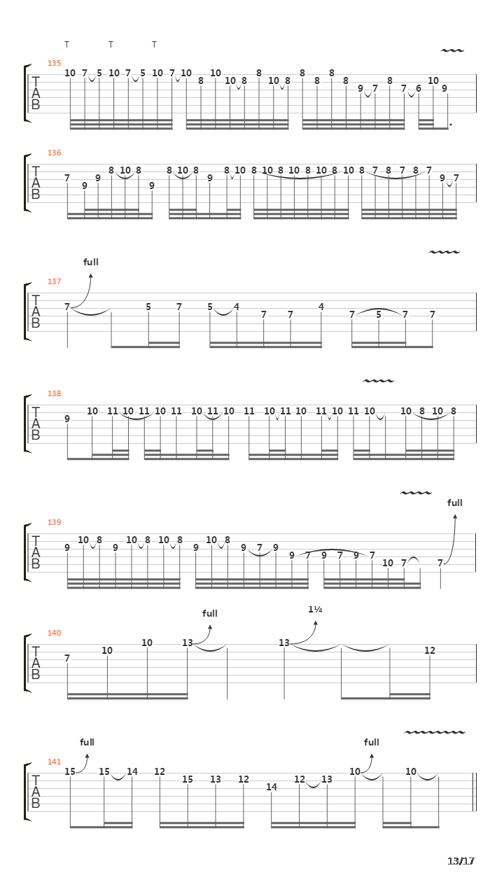 Sign Of The Cross吉他谱