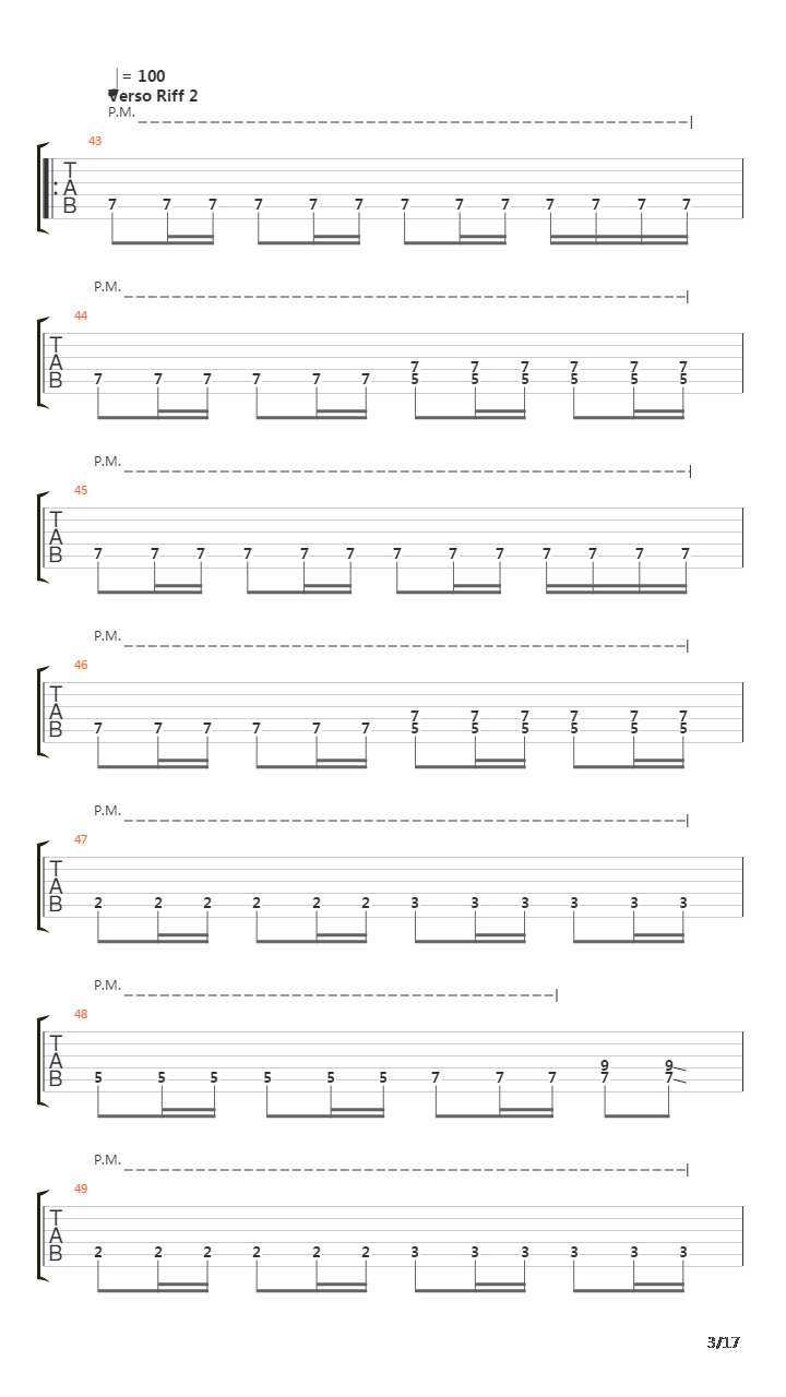 Sign Of The Cross吉他谱