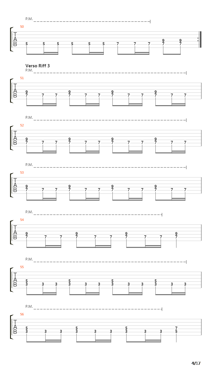 Sign Of The Cross吉他谱