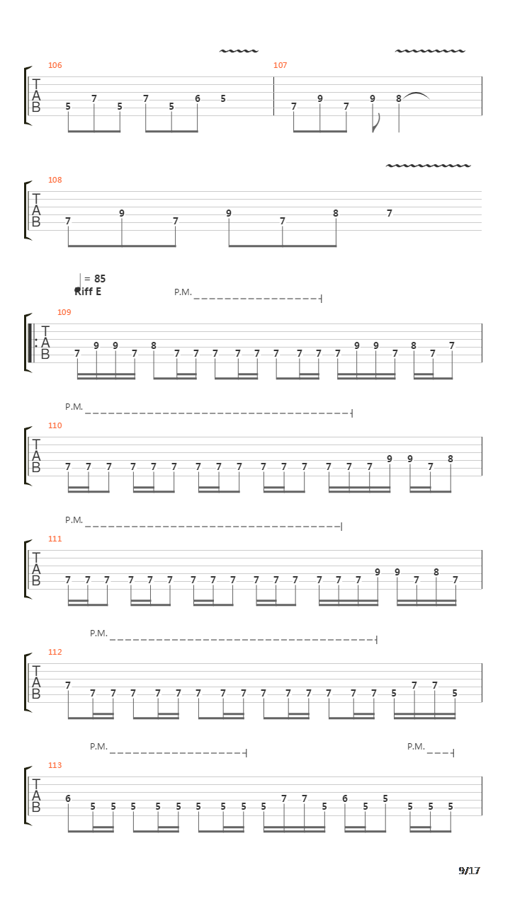 Sign Of The Cross吉他谱