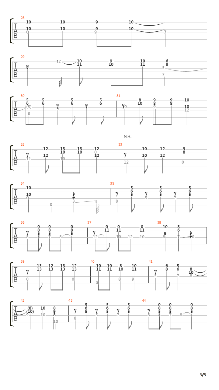 Suite Andina (Aire de Zamba)吉他谱