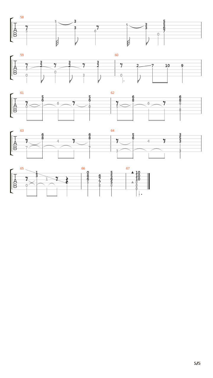 Suite Andina (Aire de Zamba)吉他谱