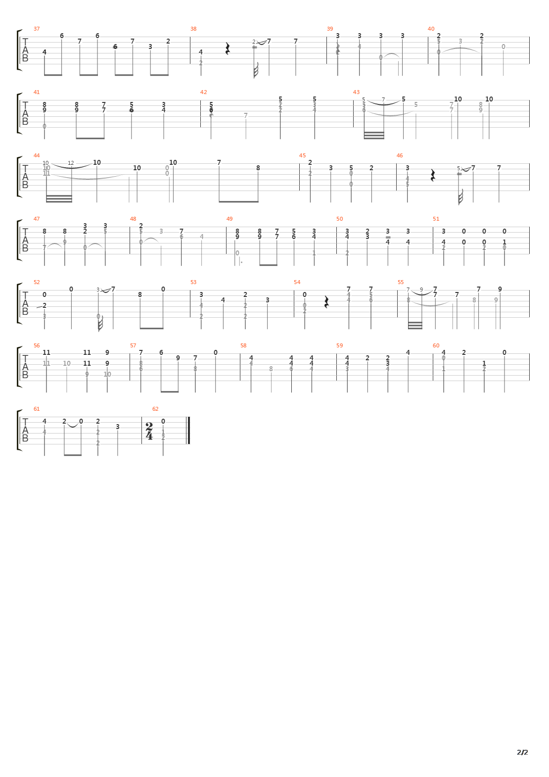 Gavota al Estilo Antiguo吉他谱