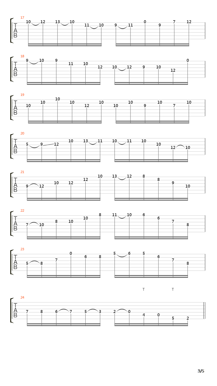 Arabescos (Estudio No 4)吉他谱